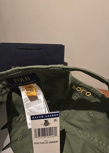 Ralph Lauren Sarı Logolu Yeşil Şapka - Görsel 3