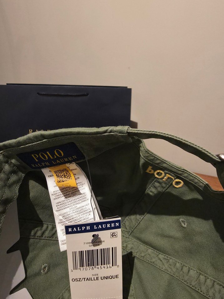 Ralph Lauren Sarı Logolu Yeşil Şapka - Görsel 3
