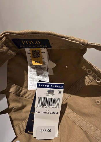 Ralph Lauren Beyaz Logolu Bej Şapka - Görsel 3