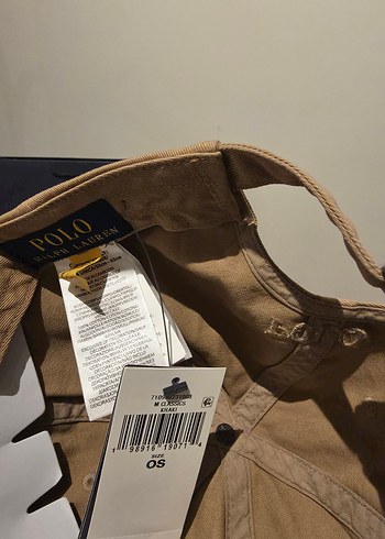 Ralph Lauren Bej Logolu Bej Şapka - Görsel 3