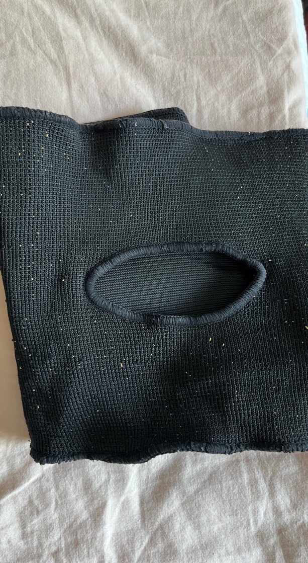 Siyah Elastik voleybol Diz Koruyucu - Görsel 3