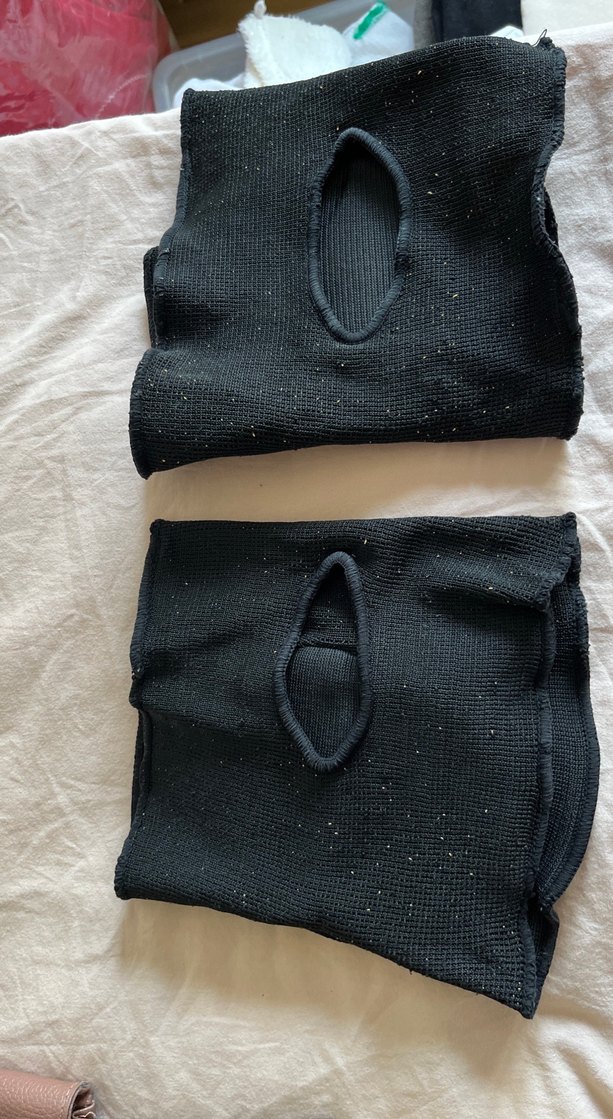 Siyah Elastik voleybol Diz Koruyucu - Görsel 4