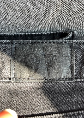 Gri Kadın Denim Pantolon normal Boy - Görsel 4