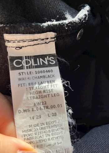 Gri Kadın Denim Pantolon normal Boy - Görsel 5