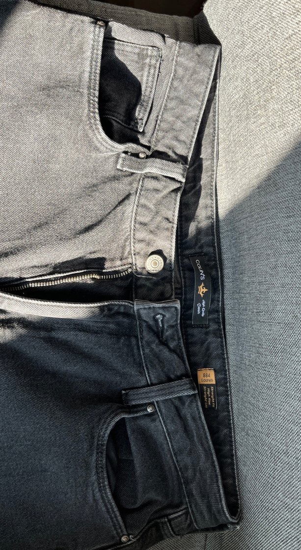 Gri Kadın Denim Pantolon normal Boy - Görsel 2