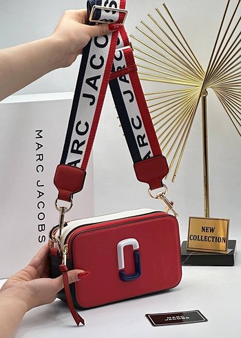 Marc Jacobs Kadın Pembe Deri Bel Detaylı Modern Çapraz Çanta