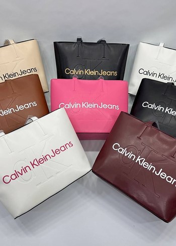 Beden Calvin Klein Jeans Siyah Deri Kadın Omuz Çantası