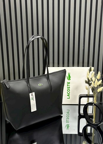 Lacoste Lacoste Mavi Deri Kadın Çanta