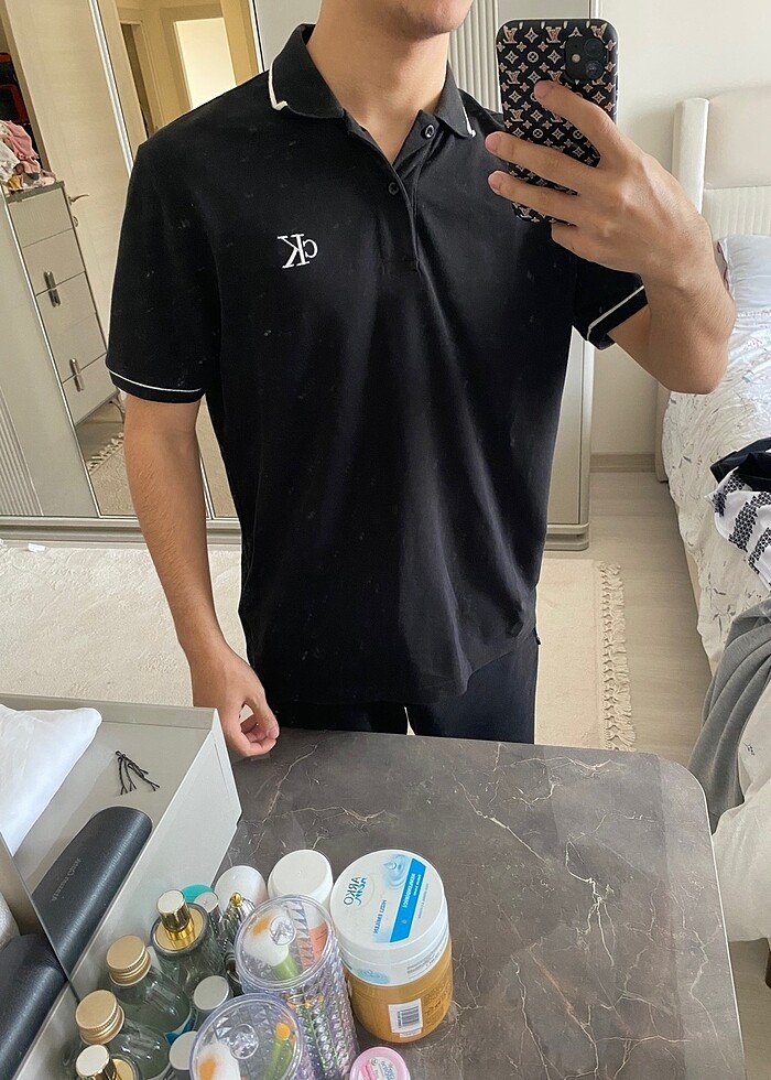 Calvın Klein Polo yaka tişört - Görsel 4