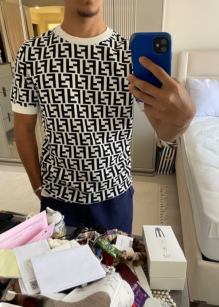 Fendi triko tişört - Görsel 4