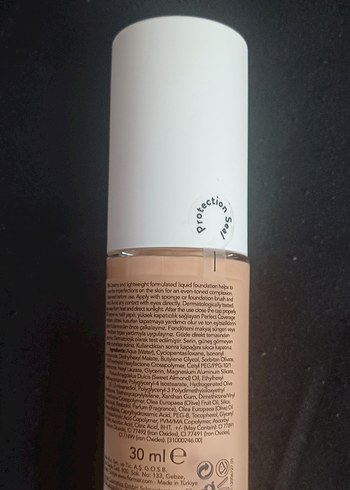 Flormar Flormar Perfect Coverage Fondöten SPF15 101 numara sıfır