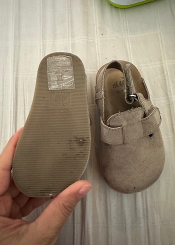 Bej Süet Tokalı Erkek Bebek İlk Adım Ayakkabısı - Görsel 3