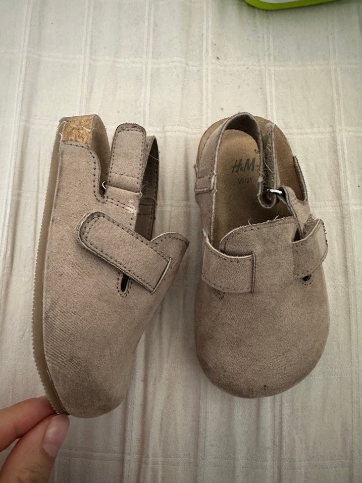 Bej Süet Tokalı Erkek Bebek İlk Adım Ayakkabısı - Görsel 2