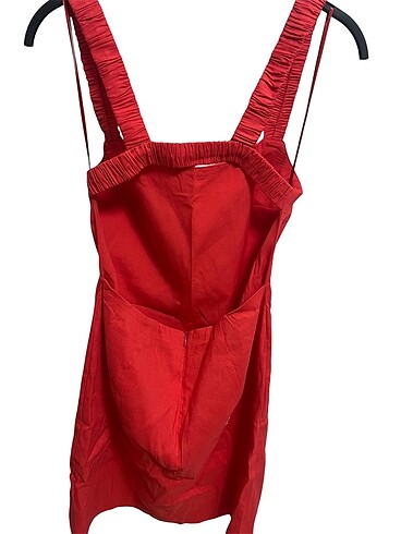 Zara Zara M Beden Nar Çiçeği Elbise