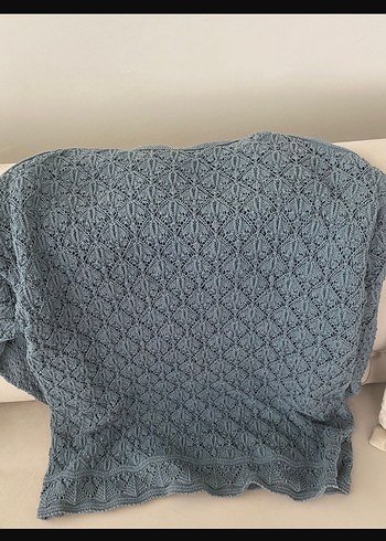 Gri Örgü Kadın Kazak, Salaş Kesim - Görsel 3