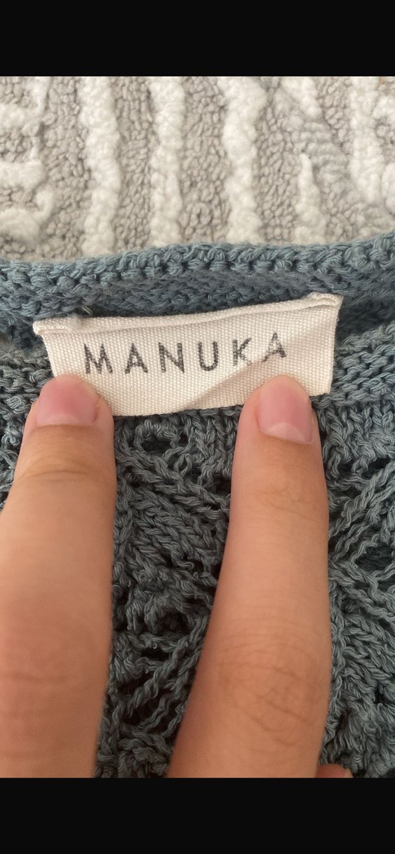 Gri Örgü Kadın Kazak, Salaş Kesim - Görsel 2