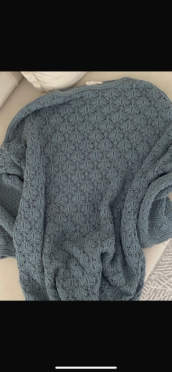 Gri Örgü Kadın Kazak, Salaş Kesim - Görsel 4