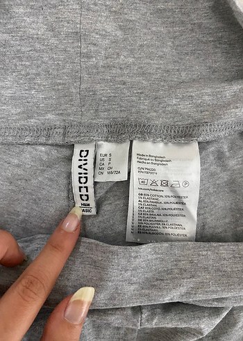 Gri ispanyol paça tayt - Görsel 2