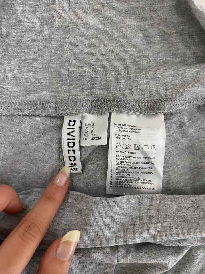 Gri ispanyol paça tayt - Görsel 2