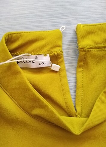 xl Beden sarı Renk Tunik