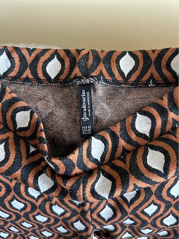 xs Beden Stradivarius desenli ispanyol pantolon xs/ 34