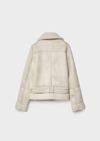 Stradivarius Stradivarius Suni Süet Biker Ceket