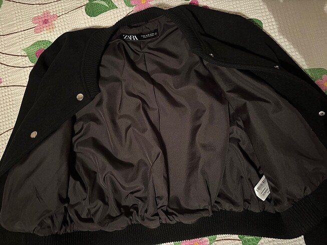 xs Beden siyah Renk Zara Bomber Ceket