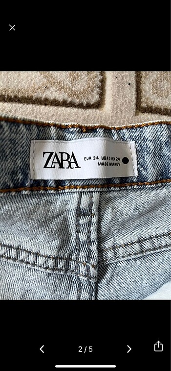 Zara Zara inditex ürünü şort