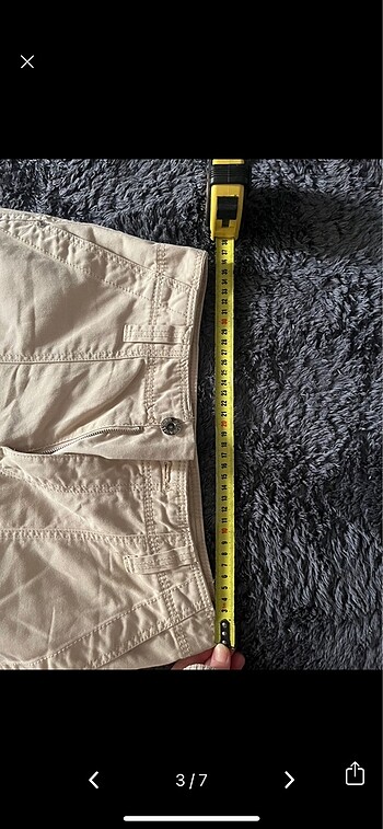 m Beden Bershka ten rengi cargo pantolon s-m beden