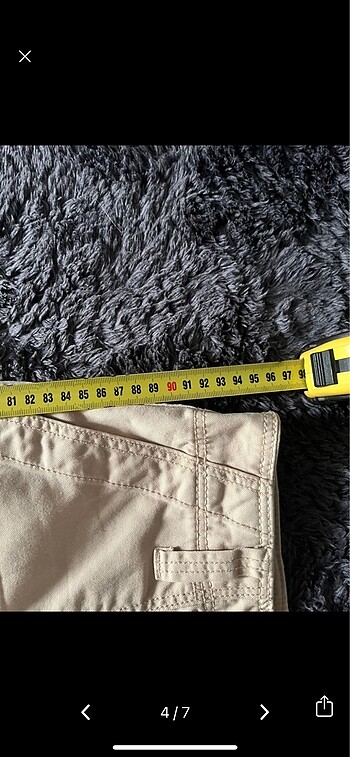 m Beden ten rengi Renk Bershka ten rengi cargo pantolon s-m beden