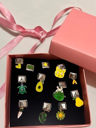 Nomination İtalyan charm Çelik