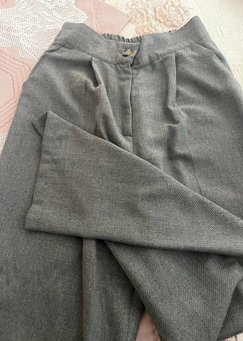 xs Beden Gri Kadın Pantolon