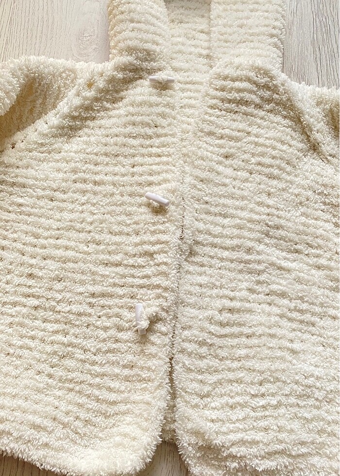 El emeği örgü ceket - Görsel 2