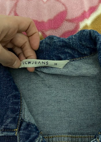 Düğmeli Kadın Mavi Denim Ceket - Görsel 2