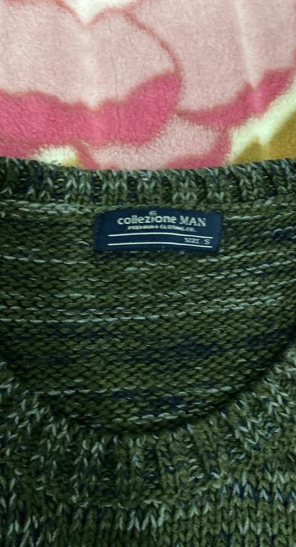 Gri Triko Erkek Kazak Uzun Kollu - Görsel 3