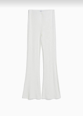 xs Beden beyaz Renk Bershka Pantalon