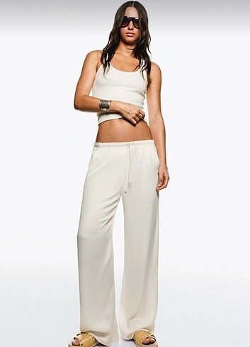 Bershka Saten Pantalon