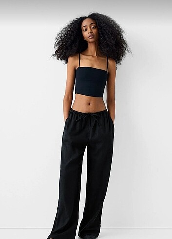 Bershka Keten Pantalon