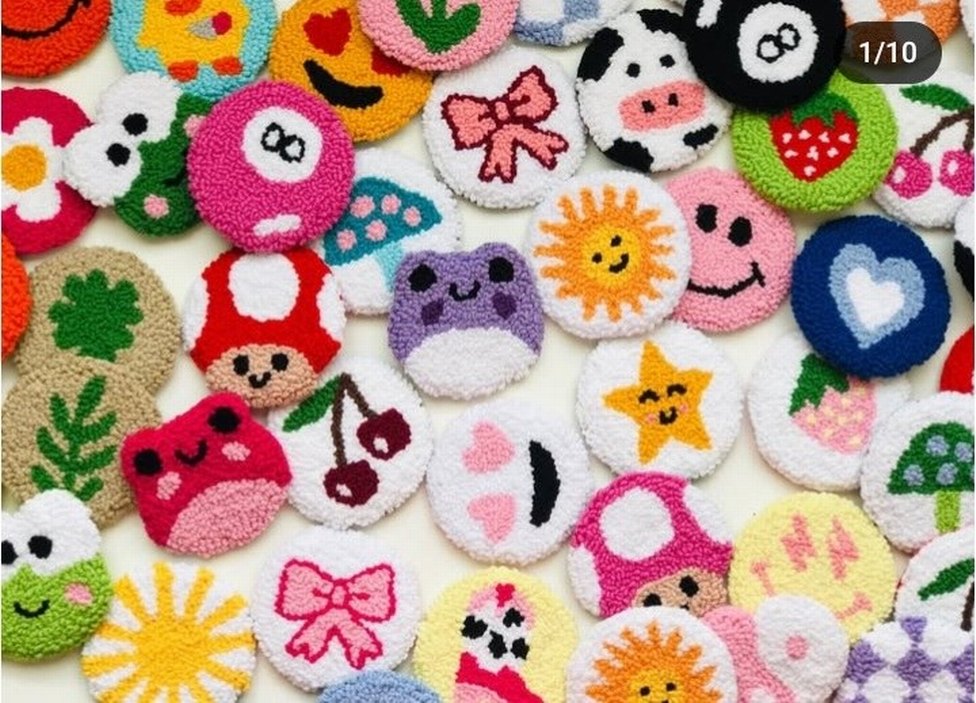 Punch renkli Bardak Altlıkları - Görsel 4