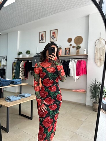 İkili Tül Elbise S M L beden