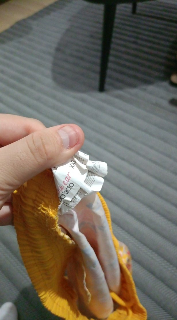 Sarı Çiçekli Fırfırlı Bohem Mini Şort - Görsel 2