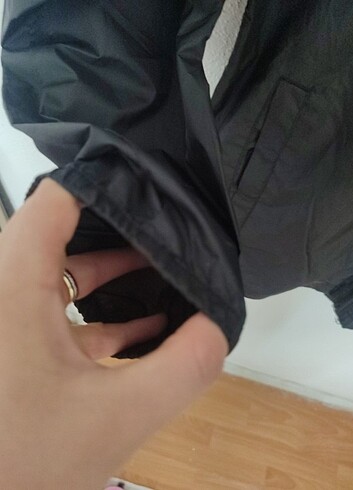 l Beden siyah Renk Kadın yağmurluk