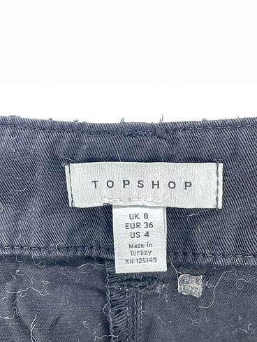36 Beden siyah Renk Topshop Düz Kesim %70 İndirimli.