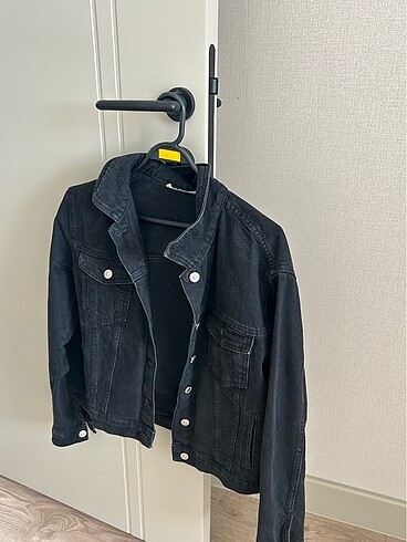 m Beden siyah Renk Denim ceket