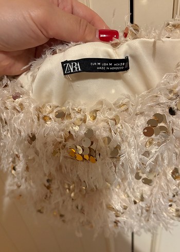 Boncuk İşlemeli Straplez Mini Büstiyer - Görsel 3