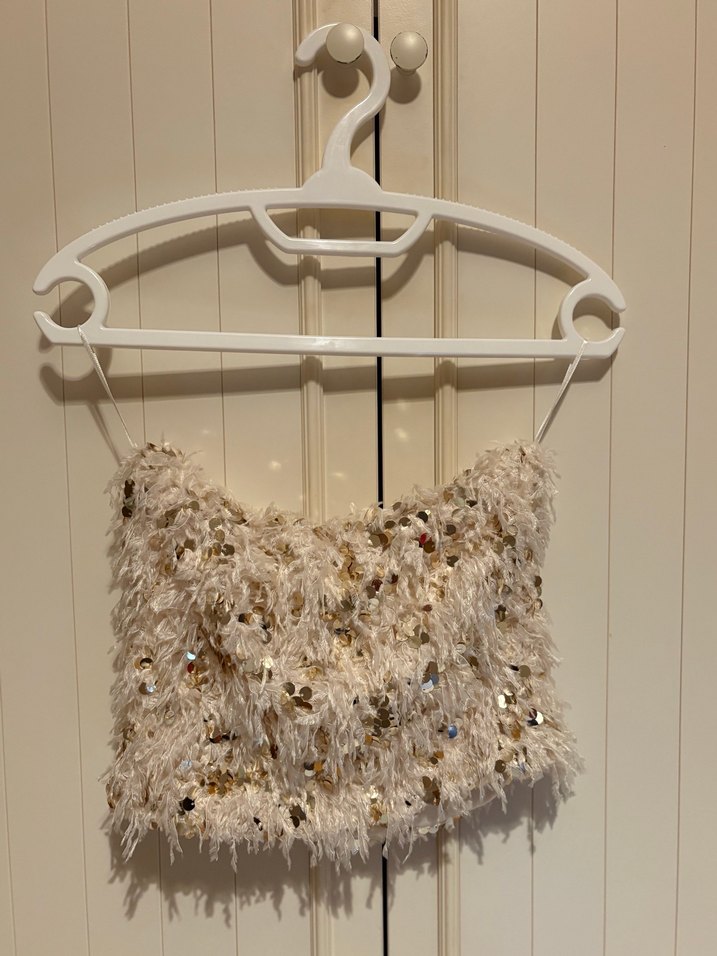 Boncuk İşlemeli Straplez Mini Büstiyer - Görsel 2