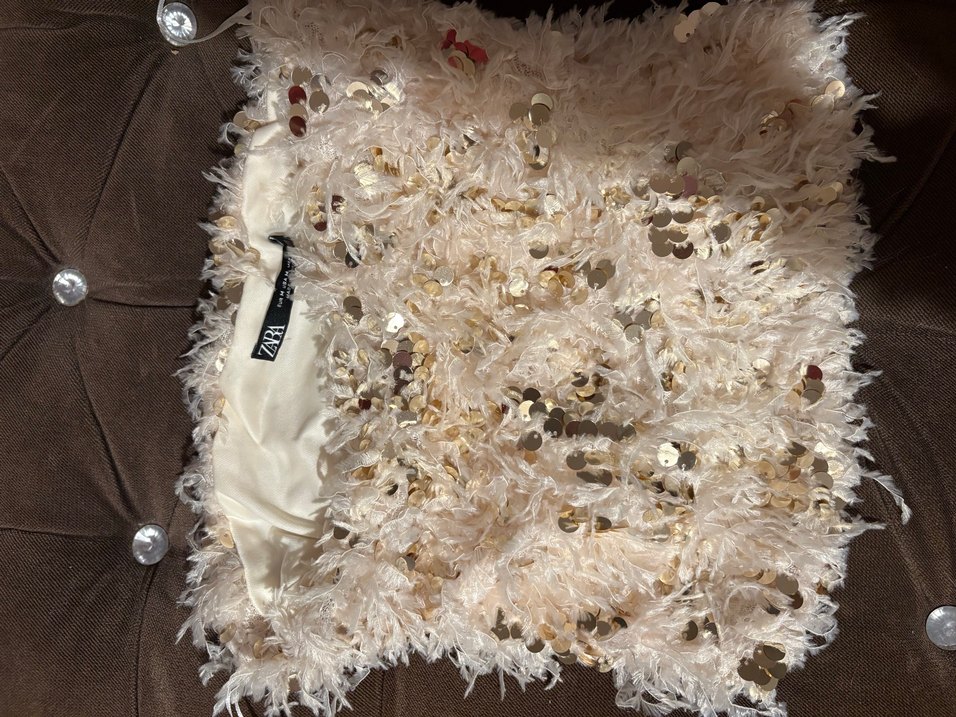 Boncuk İşlemeli Straplez Mini Büstiyer - Görsel 4