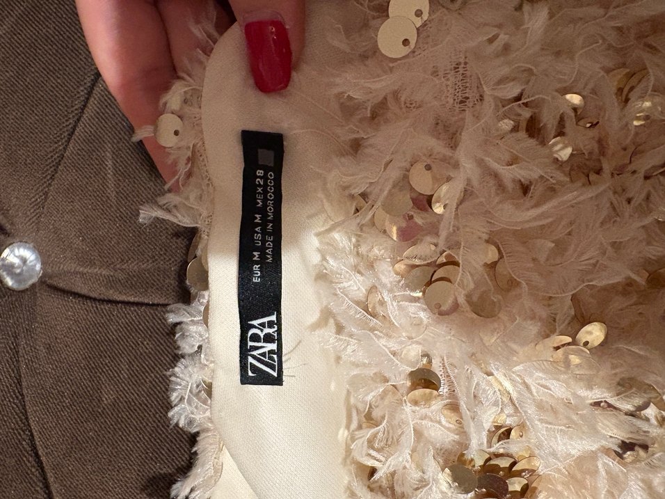 Boncuk İşlemeli Straplez Mini Büstiyer - Görsel 5