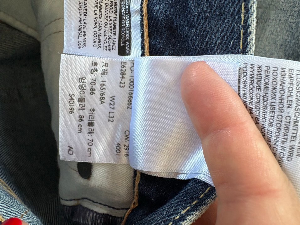 Levis Mavi Denim Jean — görsel 5/6