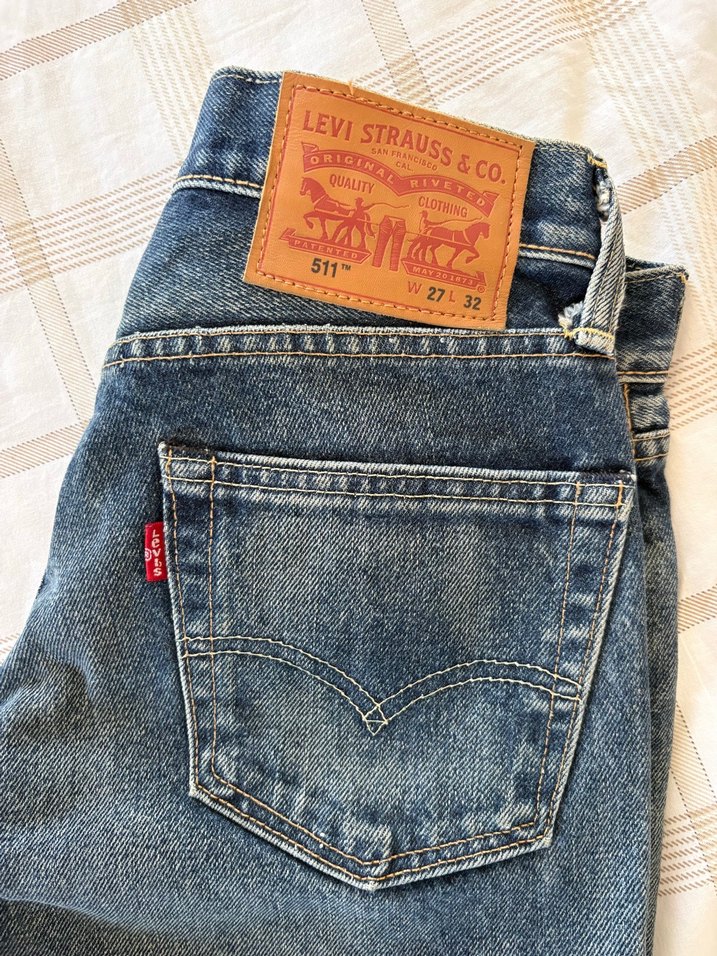 Levis Mavi Denim Jean — görsel 3/6